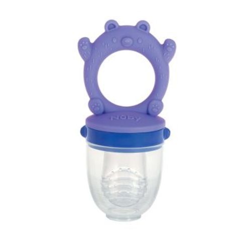 Nuby Silicone Feeder with Teether Handle - Bear