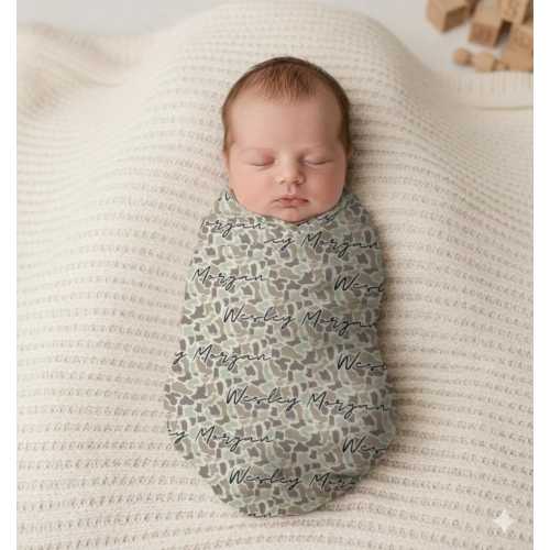 Personalized Camo Name Blanket, Custom Name Baby Blanket, Camouflage Kids Blanket, Toddler Throw Blanket, Gift for Boys