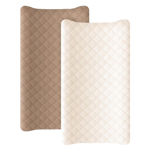 Amazon.com: Konssy Waterproof Muslin Changing Pad Cover 2 Pack, Quilted Cotton Fitted Diaper Changing Table Cover, Soft Changing Pad Sheets for Girls Boys (Brown, Cream) : Baby https://share.google/FGVhOfxULgmUa4TQT - Google Search