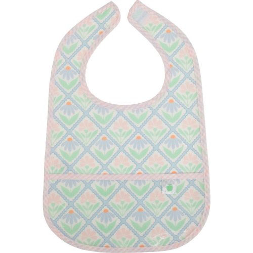 The Wipe It Bib, Pastel Floral - Apple of My Isla Bibs | Maisonette