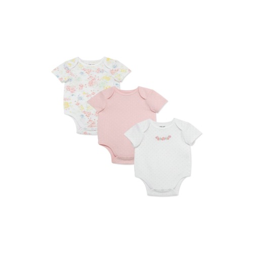 3-Pack Garden Floral Bodysuits