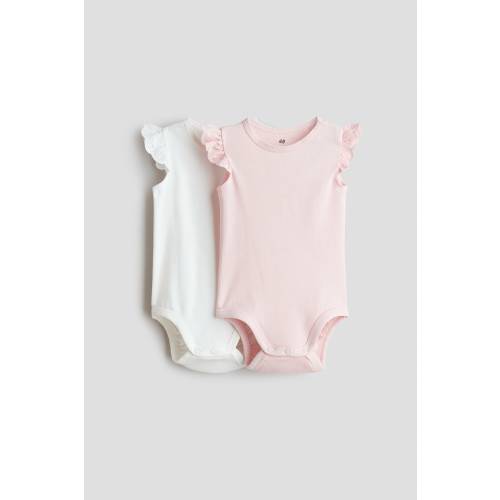 2-PACK FLUTTER-SLEEVE BODYSUITS