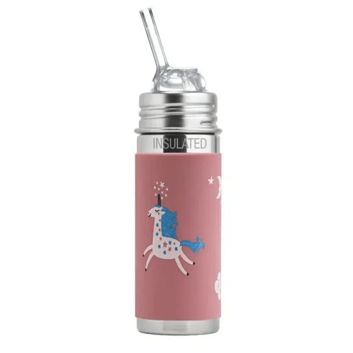 Pura Insulated Kiddo Straw Cup w/ Sleeve - Unicorn