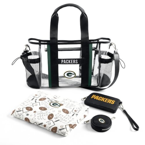 Green Bay Packers WEAR by Erin Andrews Clear Stadium Baby Bag