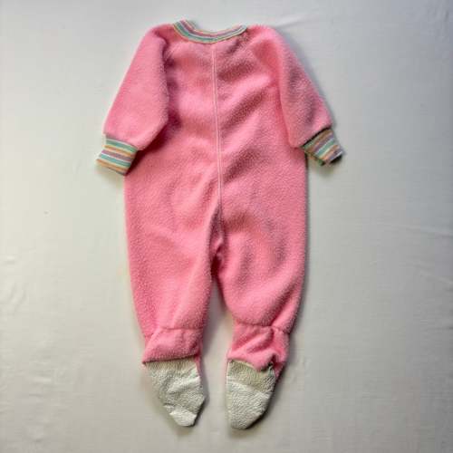 Vintage Pink Footed PJs 6-9 months