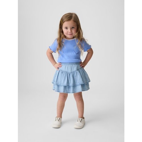 Baby & Toddler Denim Ruffle Skort
