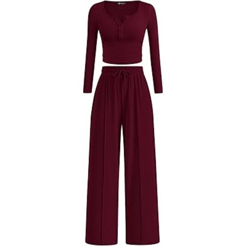 PRETTYGARDEN Women's Fall 2 Piece Matching Lounge Sets