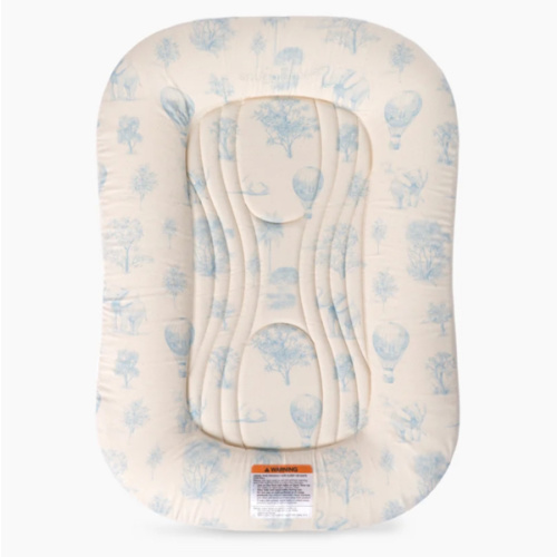 Infant Lounger Wave | Blue Toile