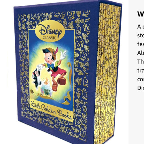 12 Beloved Disney Classic Little Golden Books (Boxed Set)