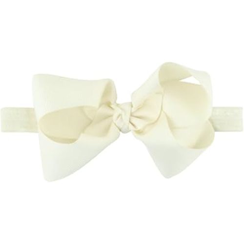 RuffleButts Girls Pink Bow Headband - One Size