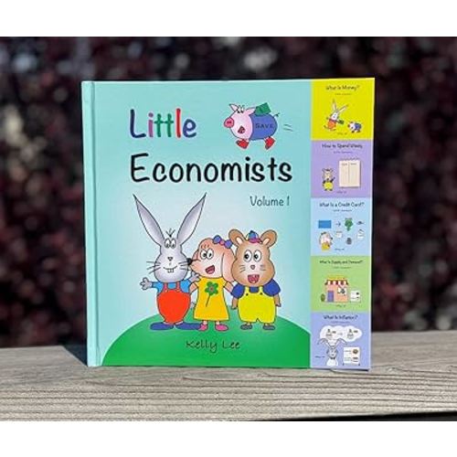 Little Economists Volume 1 (Books 1-5: Money, Spending Wisely, Credit Cards, Inflation, Supply & Demand. Financial Literacy Books for Ages 4-8, Great for Classrooms, Homeschoolers, Teachers, Parents)