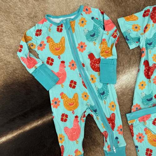 Chicken Bamboo Romper