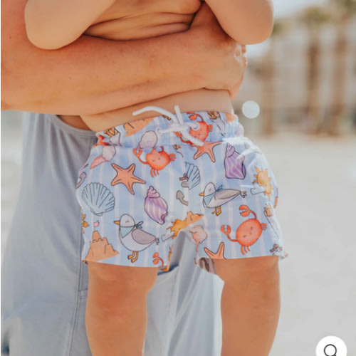 Crabby & Cute Swim Shorts
