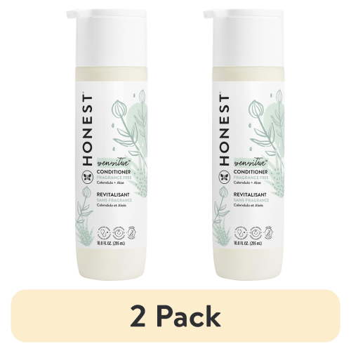 (2 pack) The Honest Company Conditioner Fragrance Free Sensitive 10 fl oz
