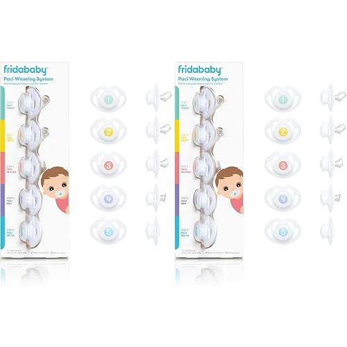 Frida Baby Silicone Paci Weaning System, BPA Free, Latex Free (Pack of 2)