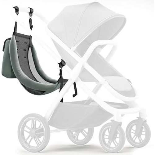 Stroller Hammock Seat for Toddler, 5-Point Harness, Detachable Stroller Seat Attachment, Folds be a Storage Bag, Curved Hammock-Style Seat Accessories, for 3-5 Years Old, Up to 45 lbs