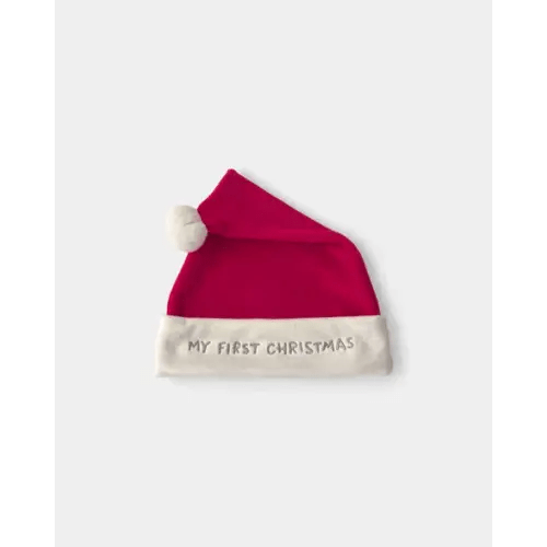 Baby 'My First Christmas' Santa Hat - Red | Carter's