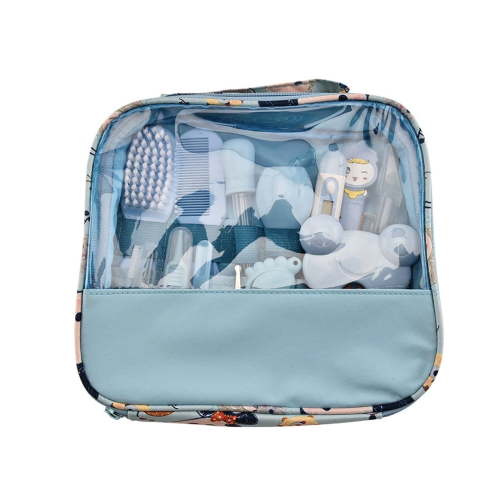 ACDANC Baby First Aid Kit First Aid Kit Baby Brush Baby Grooming Kit Baby Medicine Kit Blue for Home, Car, Travel, Nursery