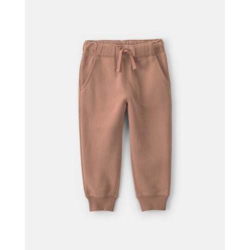 Toddler Boy Fleece Joggers - Brown | Carter's