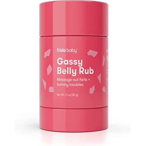 Frida Baby Gassy Belly Rub | Belly Massage for Babies Made with Natural Oils | Relieves Baby's Gas