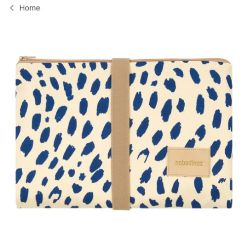 Nobodinoz - Travel changing mat Hyde Park Leonie - Blue | Smallable