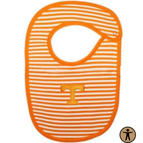 Alumni Hall Tennessee Infant Striped Bib