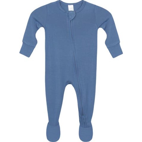 Print Zip Footie, 0-3M