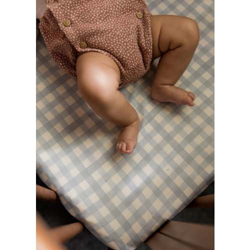 Gingham Crib Sheet Set
