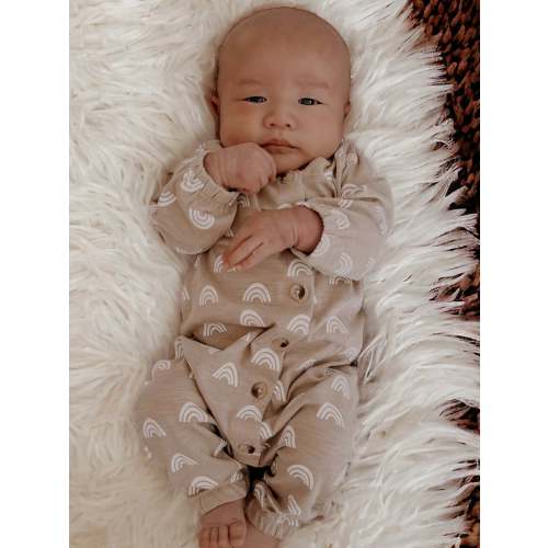 Rainbow / Organic Long Sleeve Bay Jumpsuit
