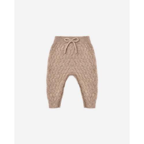 Knit Pant Heathered Almond – Quincy Mae