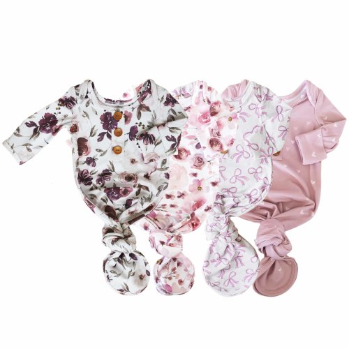 Printed Knot Gowns for Girls | Best Sellers