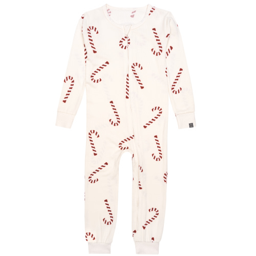 Modern Moments by Gerber Neutral Super Soft Hacci One-Piece Christmas Pajamas, 0/3 Months - 5T