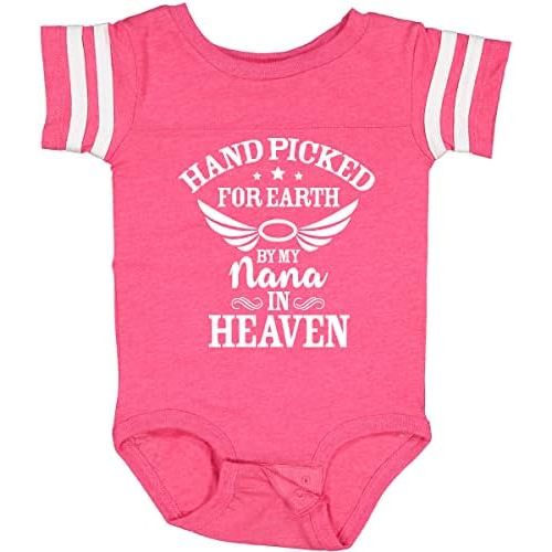 inktastic Handpicked for Earth By My Nana in Heaven with Angel Baby Bodysuit