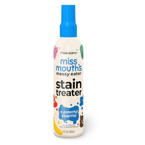 Miss Mouth's Messy Eater Stain Treater Spray - 4oz Stain Remover - Newborn & Baby Essentials - No Dry Cleaning Food, Grease, Coffee Off Laundry, Underwear, Fabric
