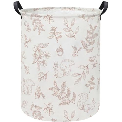 Baby Laundry Hamper kids laundry Basket Waterproof Storage Bin for Bedroom Toy Clothes Organizer Basket Woodland Animals Room Décor(Animals)