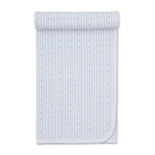 Starry Stripes Blue Blanket