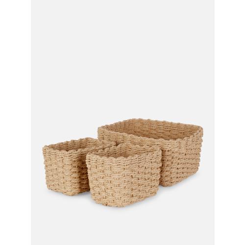 Paper Rope Basket Set