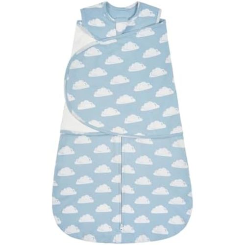 ZIGJOY Baby Swaddle Sleep Sack 0-12 Months, 1.0 TOG, 100% Cotton