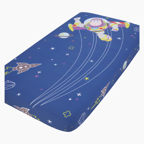 NoJo Baby Photo Op Fitted Crib Sheet - Blue