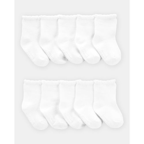Baby 10-Pack Scallop Crew Socks - Carter's | Carter's