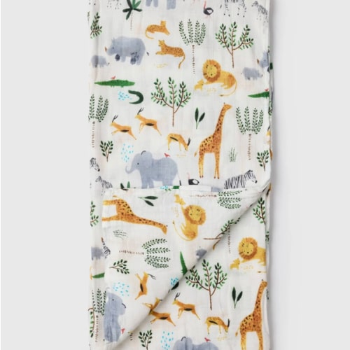 Muslin Swaddle - Safari Jungle