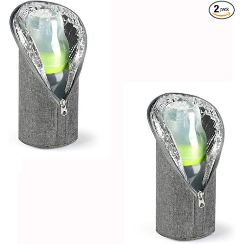 Accmor Baby Bottle Cooler Tote Bags, Insulated Breastmilk Cooler Bag, Nursing Bottle Warmer Bag for Nursing Mom Daycare Travel