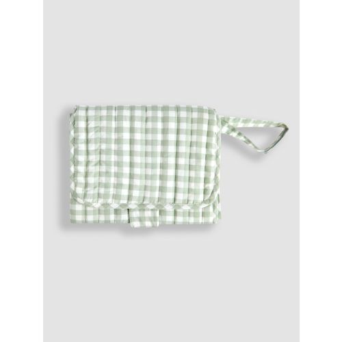 Gingham Quilted Travel Changing Mat