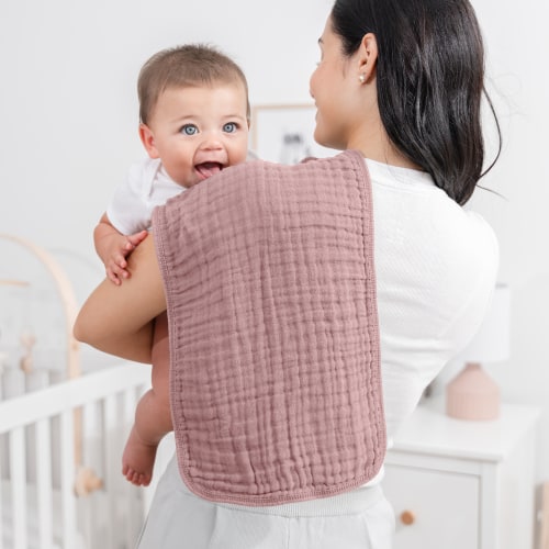 Muslin Burp Cloths in Multi Girl – Comfy Cubs