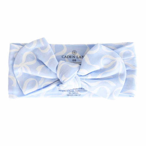 Blue-tiful Bows Knit Large Bow Headwrap