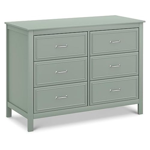 Davinci Charlie 6-Drawer Double Dresser in White