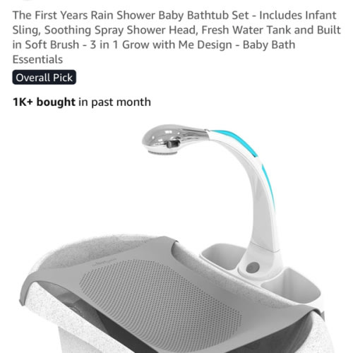 Amazon.com : frida baby 4 in one grow with me bathtub