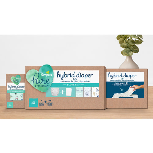 Pampers® Pure Protection Hybrid Diapers | Pampers