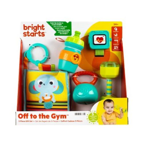 Bright Starts Off to the Gym Baby Learning Toy Gift Set - 5pc