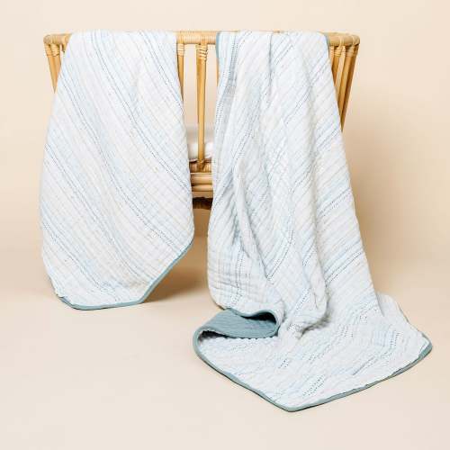 Cloud Muslin™ Quilt - Conrad/Steel